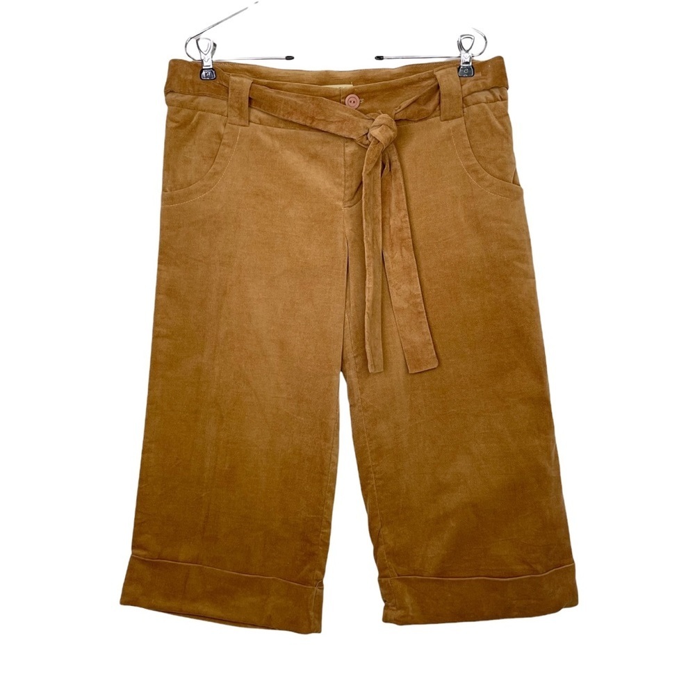 Doki Geki Waist Tie Wide Leg Capri